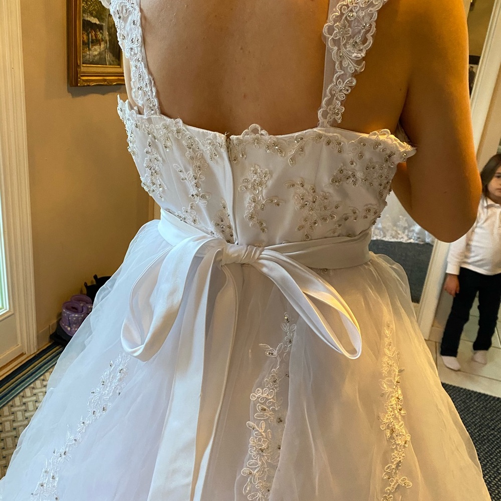 Custom-Made Beaded Wedding Dress - Picture 5 of 8